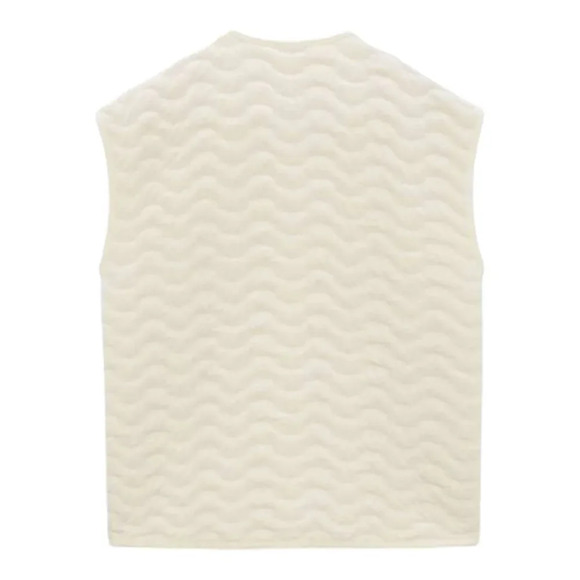 ZARA | Ecru | PADDED VEST - Picture 3 of 11